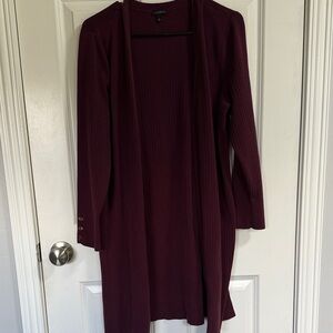 Talbots Women's Burgundy Cardigan